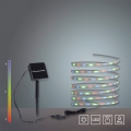 JUST LIGHT. 19971-18 - LED RGB saulės juosta TEANIA LED/3,7V 5 m 1200 mAh IP44 juoda