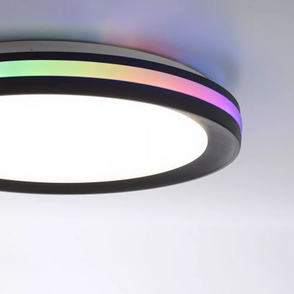 JUST LIGHT. 7509018 - LED RGBW reguliuojamas lubų šviestuvas GANGES LED/24W/230V 2700-5000K + nuotolinis valdymas
