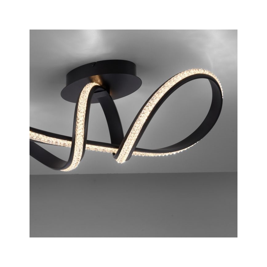 JUST LIGHT. 8475-18 - LED Pritemdomas tvirtinamas sietynas BRILLA LED/29W/230V juoda