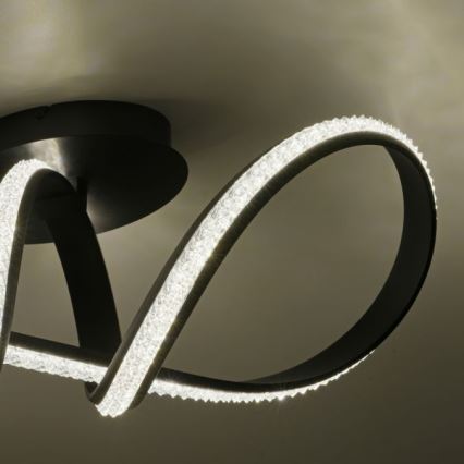JUST LIGHT. 8475-18 - LED Pritemdomas tvirtinamas sietynas BRILLA LED/29W/230V juoda
