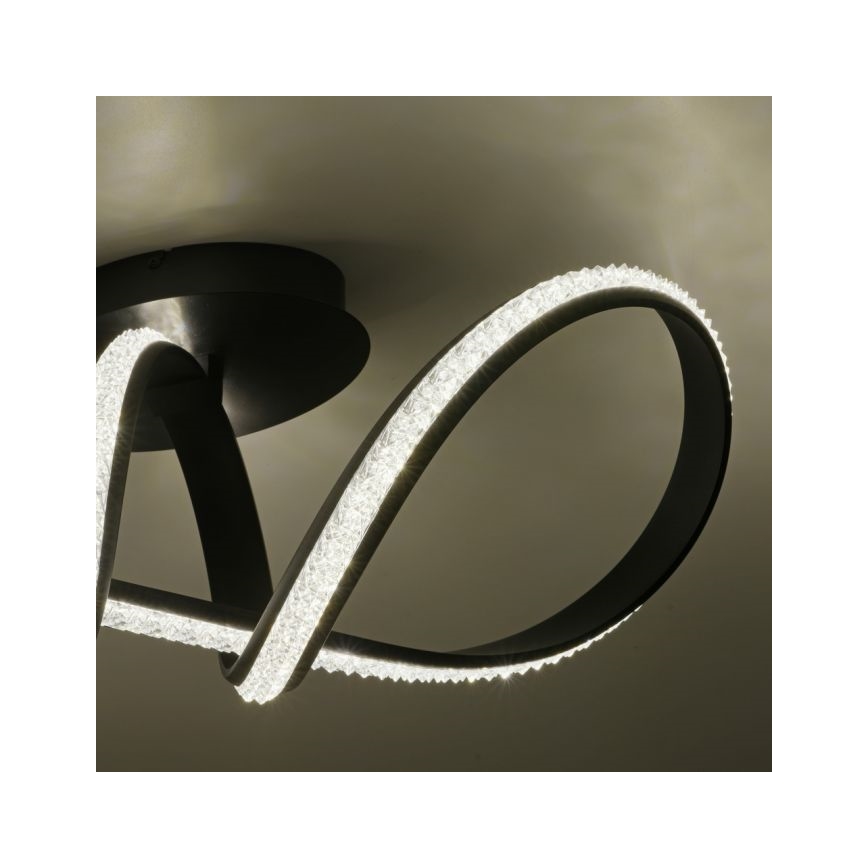 JUST LIGHT. 8475-18 - LED Pritemdomas tvirtinamas sietynas BRILLA LED/29W/230V juoda