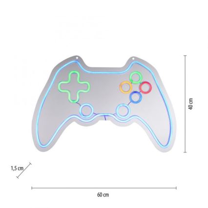 JUST LIGHT. 85022-70 - LED neono sieninė dekoracija NEON LED/6,5W/5V žaidėjams