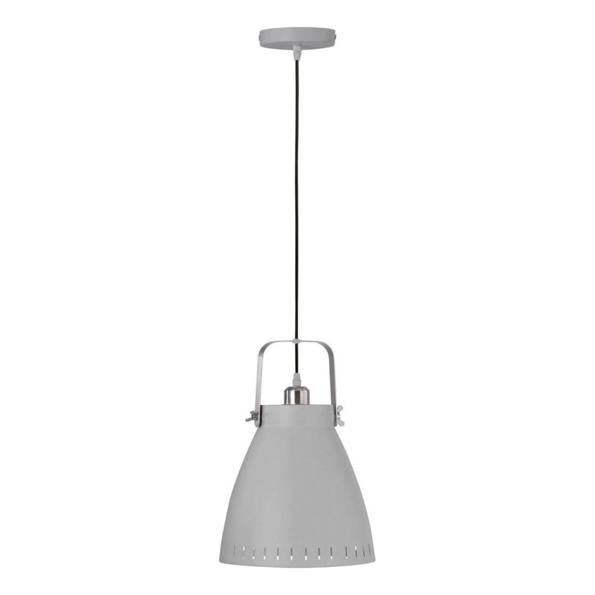 JUST LIGHT. L11160-16 - Pakabinamas sietynas EVA 1xE27/60W/230V diametras 26,5 pilka