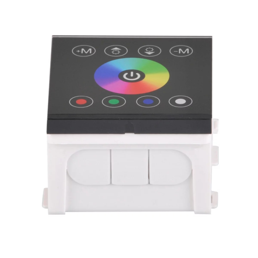 Jutiklinis jungiklis su reguliatoriumi RGBW LED juostoms 12-24V 4 kanalai