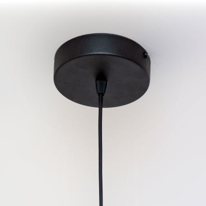 Kabantis šviestuvas ant laido ECLIPSE 1xE27/15W/230V juodas/auksinis