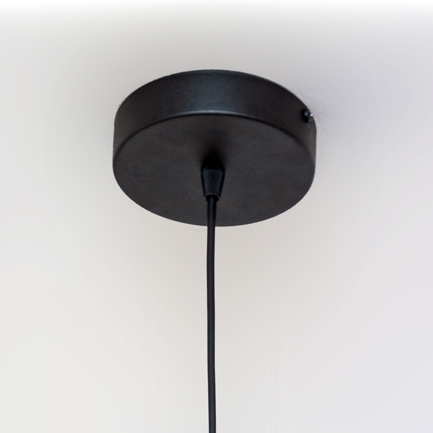 Kabantis šviestuvas ant laido ECLIPSE 1xE27/15W/230V juodas/auksinis