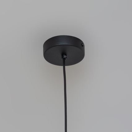 Kabantis šviestuvas ETNA II su laidu 1xE27/15W/230V, skersmuo 18,5 cm, juodas