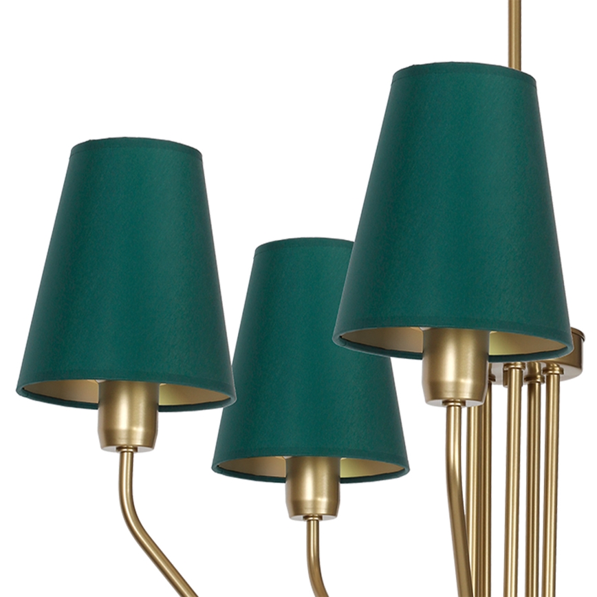 Kabinamas sietynas VICTORIA 5xE27/60W/230V žalia