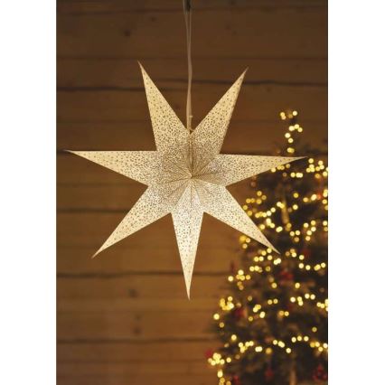 Kalėdinė dekoracija 1xE14/25W/230V d. 60 cm aukso spalvos