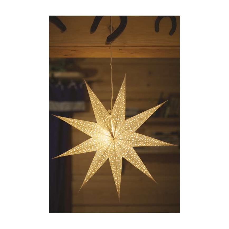 Kalėdinė dekoracija 1xE14/25W/230V d. 60 cm sidabras