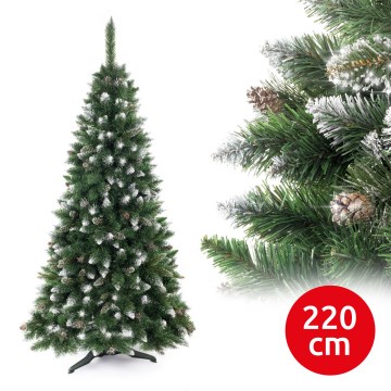 Kalėdinė eglutė CRISTAL SILVER 220 cm pušis