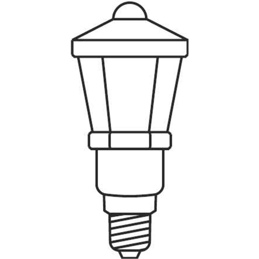 Kalėdinė girlianda LANTERN 12xE10/10,7m šiltai balta Pagaminta Europoje