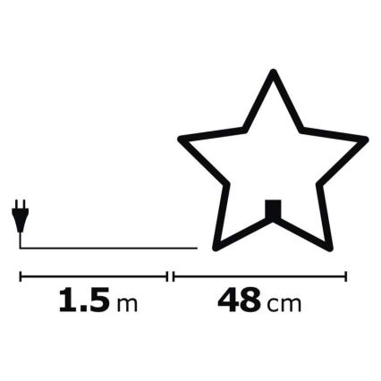 Kalėdų dekoracija 1xE14/230V pilka