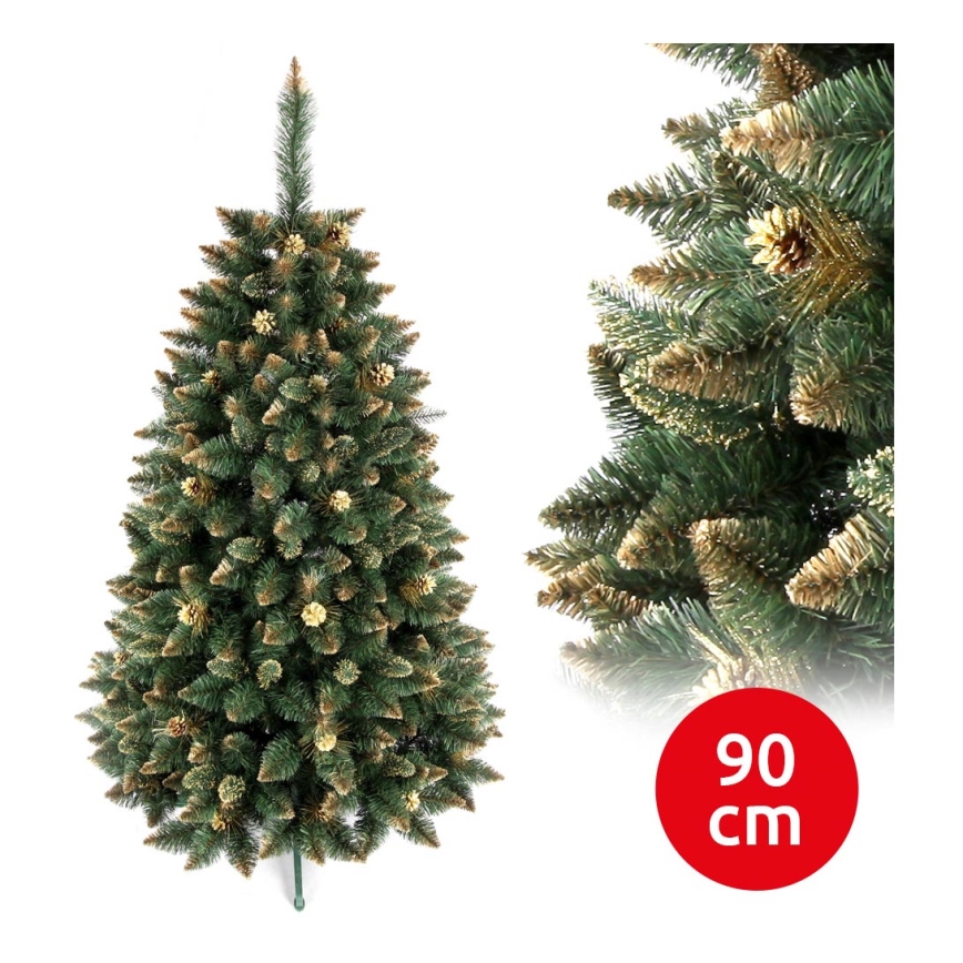 Kalėdų medelis GOLD 90 cm pušis