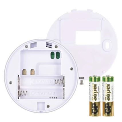 Kambarinis rankinis belaidis termostatas 230V/16A 2xAA baltas