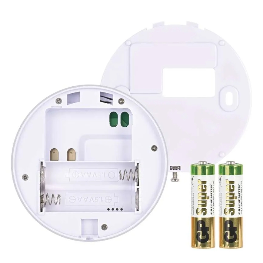 Kambarinis rankinis belaidis termostatas 230V/16A 2xAA baltas