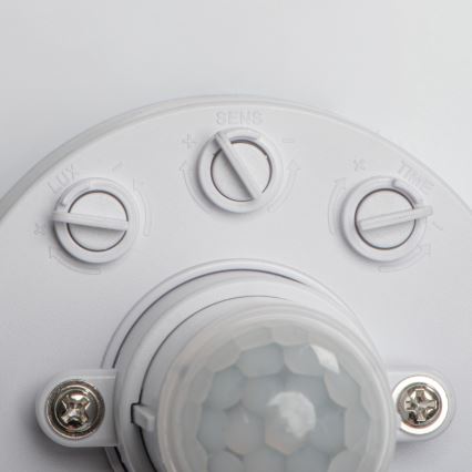 LED lubinis šviestuvas su judesio ir sutemų jutikliu FOGLER LED/12W/230V, Ø 28 cm