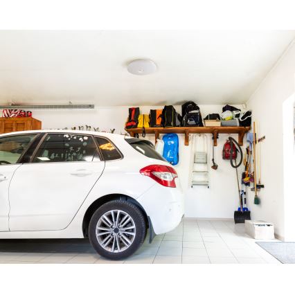 LED lubinis šviestuvas su judesio ir sutemų jutikliu FOGLER LED/17W/230V, skersmuo 33 cm