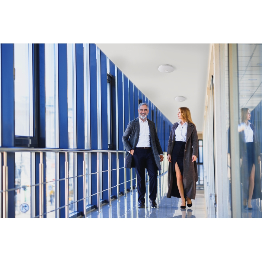 LED lubinis šviestuvas su judesio ir sutemų jutikliu FOGLER LED/24W/230V, skersmuo 38 cm