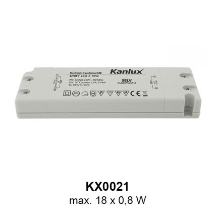 Kanlux 23100 - LED naktinė lemputė SOLA 1xLED/0,8W/12V