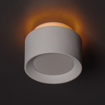 LED taškinis šviestuvas SONOR LED/12W/230V 3000/4000/5700K + LED/1,5W 2200K Ø 14 cm baltas