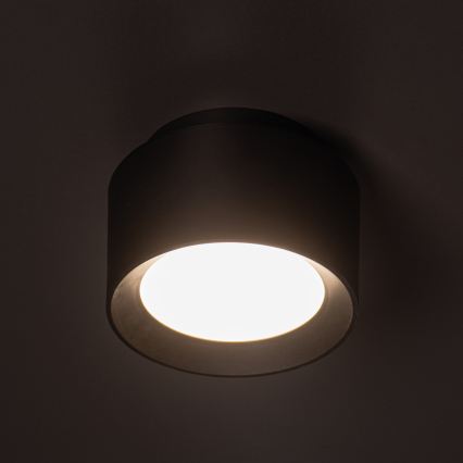 LED taškinis šviestuvas SONOR LED/12W/230V 3000/4000/5700K + LED/1,5W 2200K skersmuo 14 cm juodas
