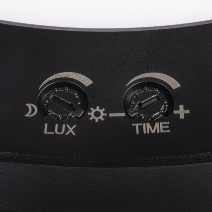 LED Lubinis/Įleidžiamas šviestuvas su judesio jutikliu 2in1 ERGA LED/17W/230V 3000/4000/6500K juoda