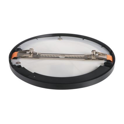 LED Lubinis/Įleidžiamas šviestuvas su judesio jutikliu 2in1 ERGA LED/17W/230V 3000/4000/6500K juoda