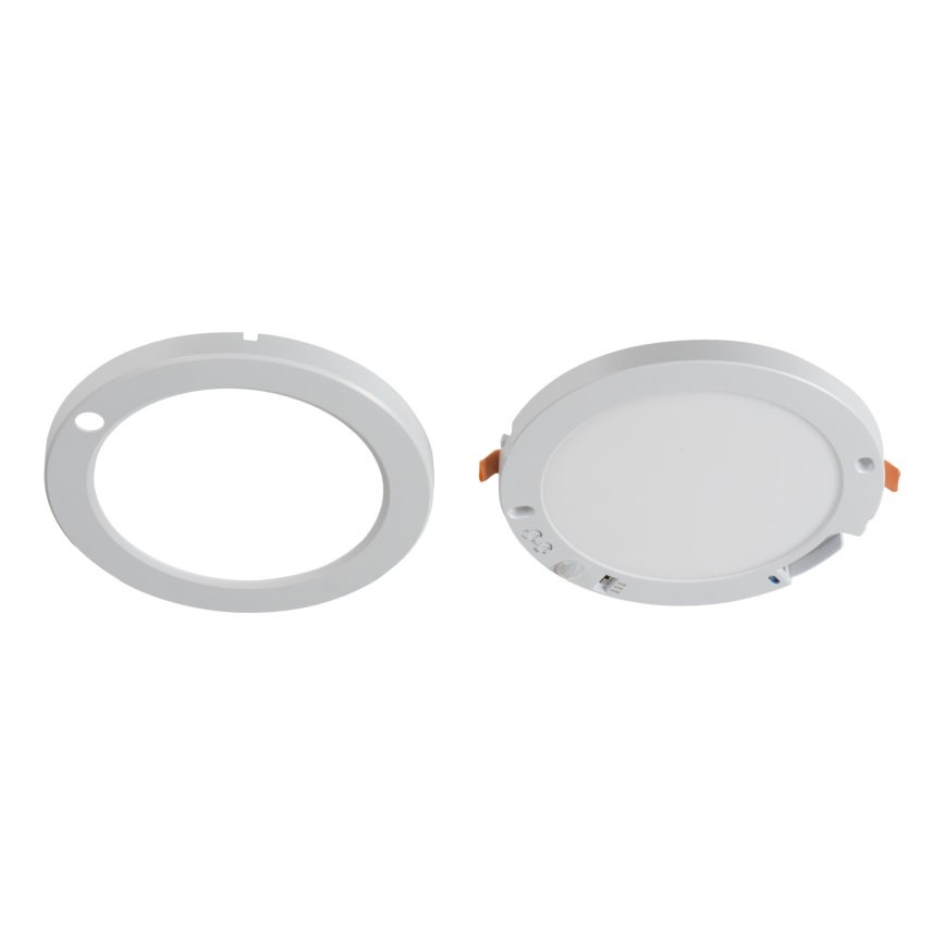LED Lubinis/Įleidžiamas šviestuvas su judesio jutikliu 2in1 ERGA LED/17W/230V 3000/4000/6500K balta