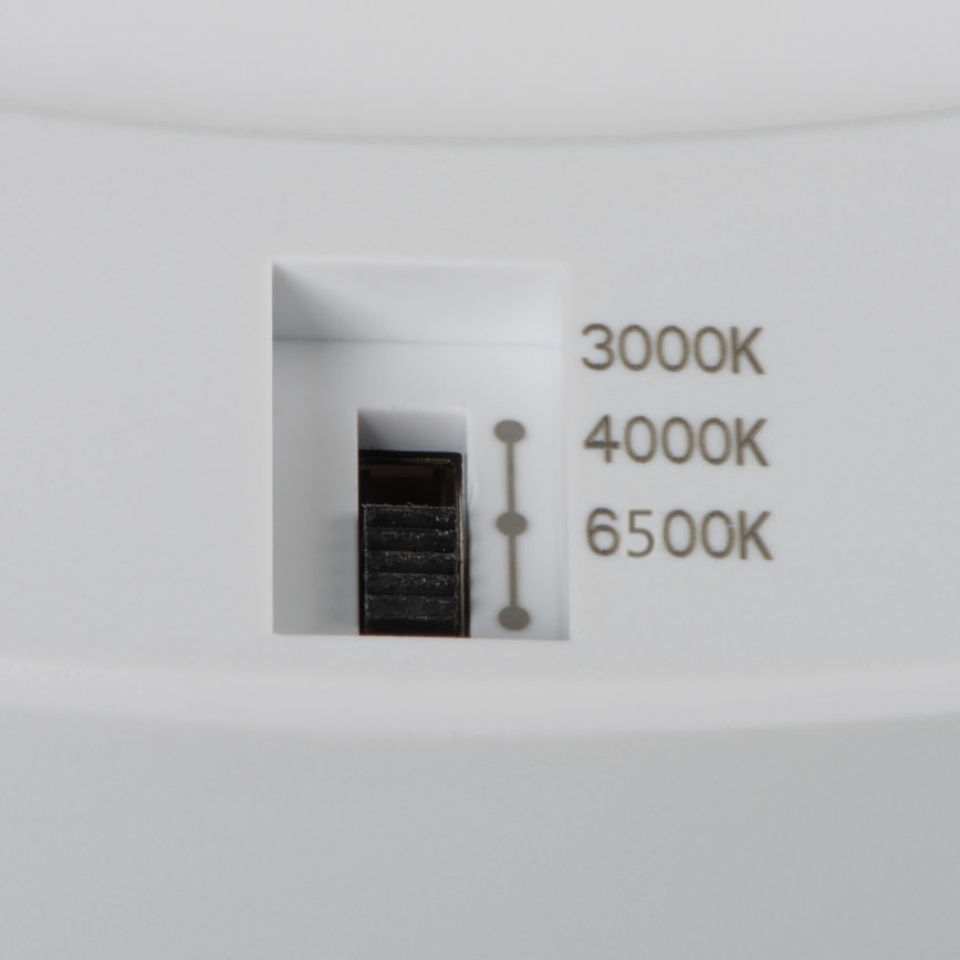 LED Lubinis/Įleidžiamas šviestuvas su judesio jutikliu 2in1 ERGA LED/17W/230V 3000/4000/6500K balta