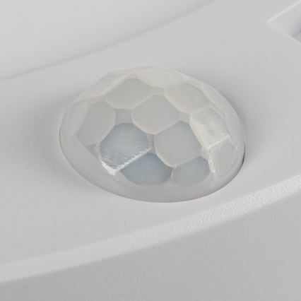 LED Lubinis/Įleidžiamas šviestuvas su judesio jutikliu 2in1 ERGA LED/17W/230V 3000/4000/6500K balta