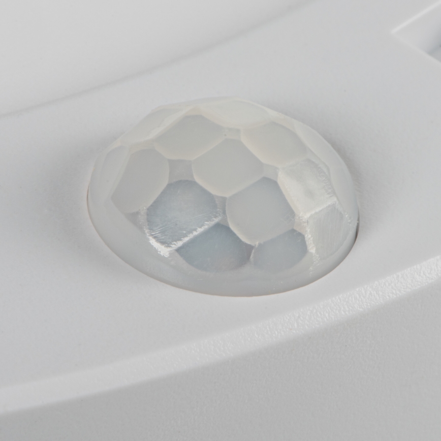 LED Lubinis/Įleidžiamas šviestuvas su judesio jutikliu 2in1 ERGA LED/17W/230V 3000/4000/6500K balta