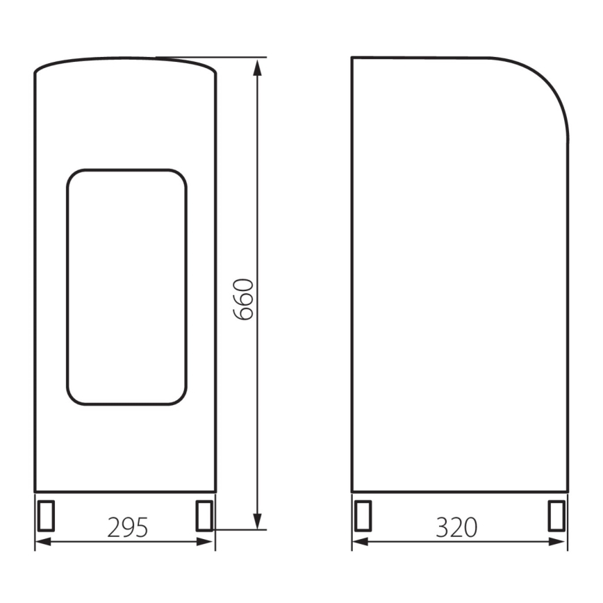 Oro kondicionierius KLIMER 80W/230V juodas + VP