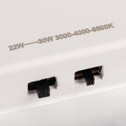 LED lubinis šviestuvas VARSO LED/22/30W/230V 3000/4000/6500K Ø 33 cm IP54