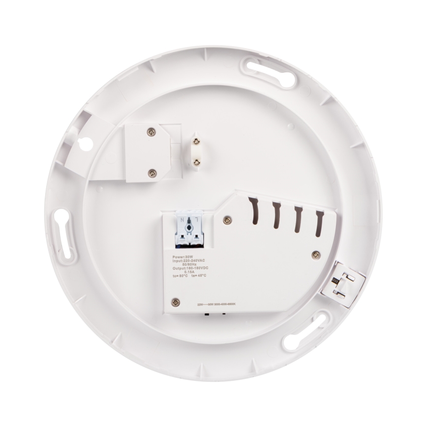 LED lubinis šviestuvas VARSO LED/22/30W/230V 3000/4000/6500K Ø 33 cm IP54