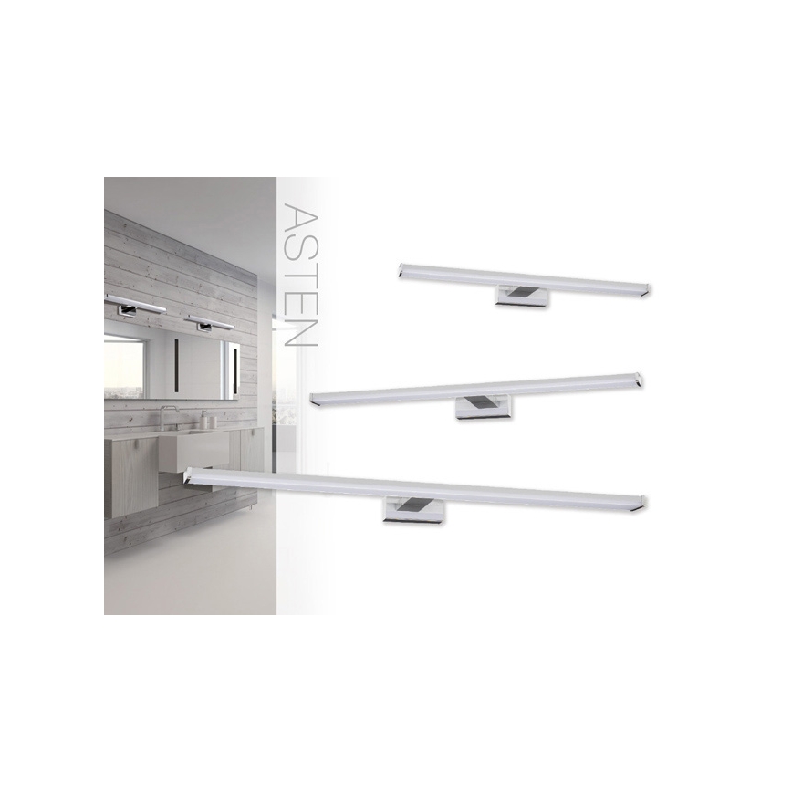 LED Vonios veidrodžio šviestuvas ASTEN LED/12W/230V IP44 blizgus chromas