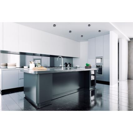 Akcentinis įleidžiamas šviestuvas GOVIK GU10/10W juoda