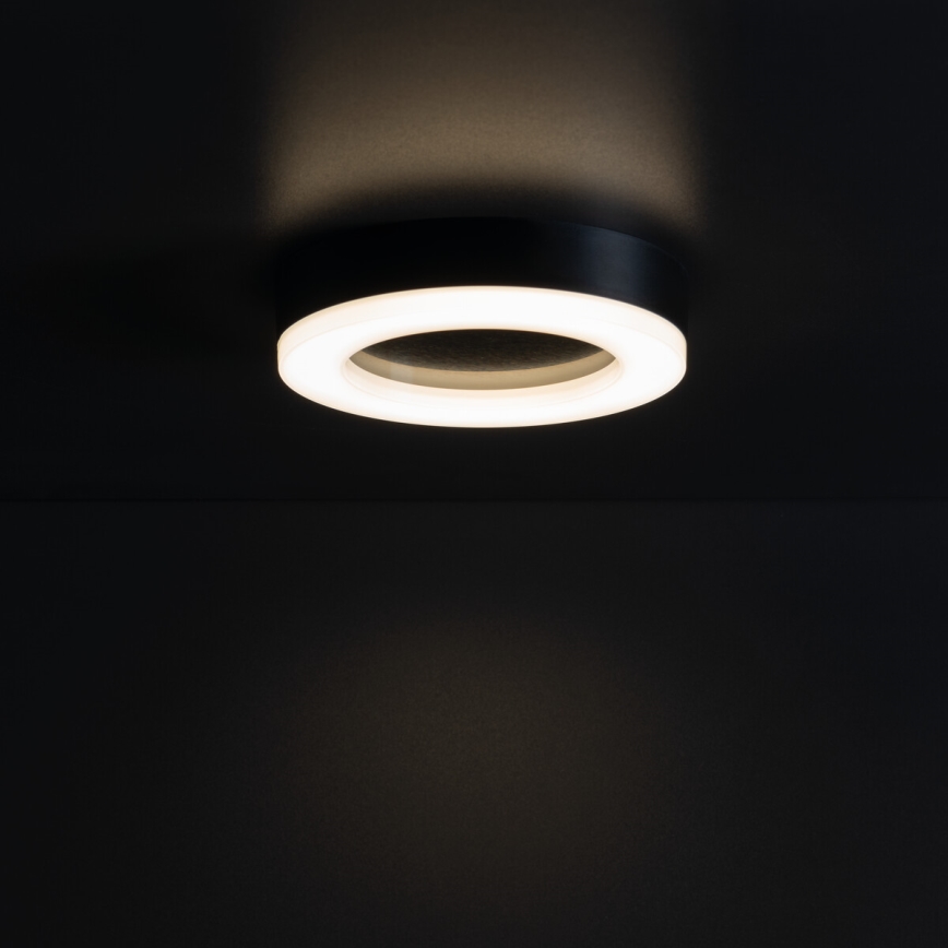 LED lubinis lauko šviestuvas TURA LED/15W/230V 4000K IP54 juoda