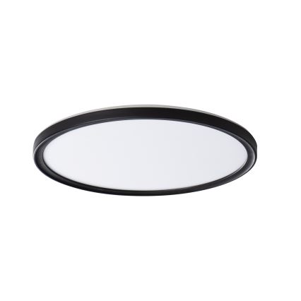 LED lubinis vonios šviestuvas AZPO LED/18,5W/230V diametras 29 cm IP54 juoda