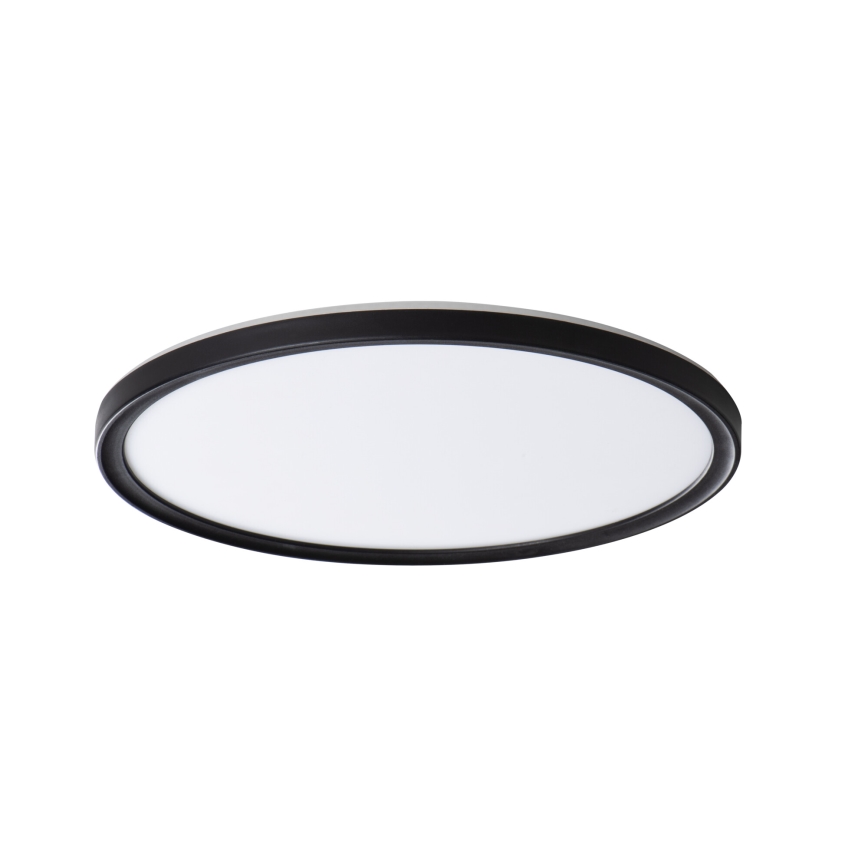 LED lubinis vonios šviestuvas AZPO LED/18,5W/230V diametras 29 cm IP54 juoda