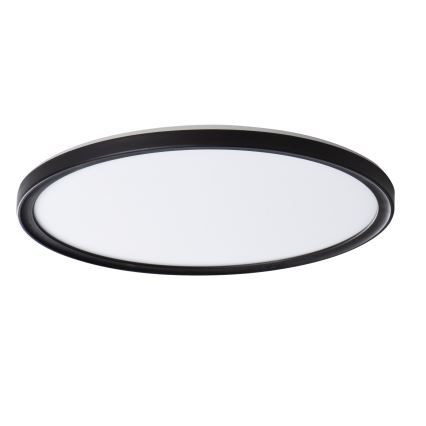 LED lubinis vonios šviestuvas AZPO LED/22W/230V diametras 42 cm IP54 juoda