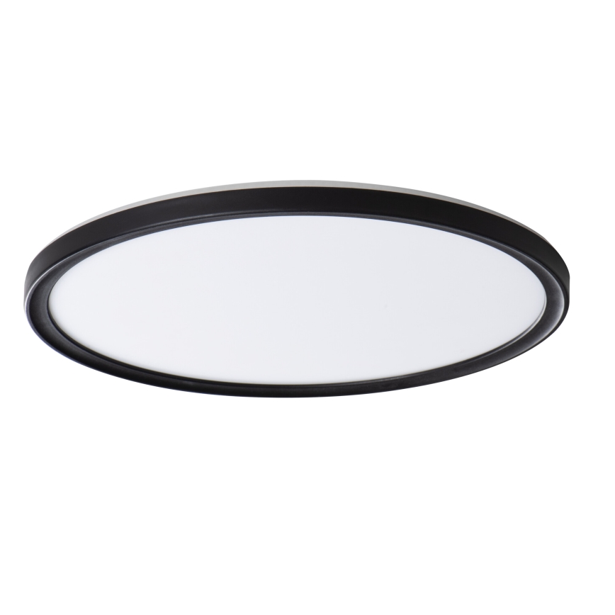 LED lubinis vonios šviestuvas AZPO LED/22W/230V diametras 42 cm IP54 juoda