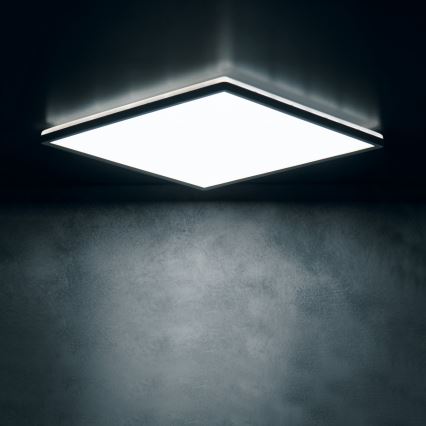 LED lubinis šviestuvas AZPO LED/17,5W/230V 3000/4000/6000K 30x30 cm IP54 juodas