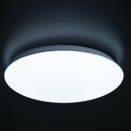 Vonios kambario lubinis šviestuvas su judesio ir sutemų jutikliu CORSO LED/24W/230V 3000/4000/6500K Ø 38 cm IP44
