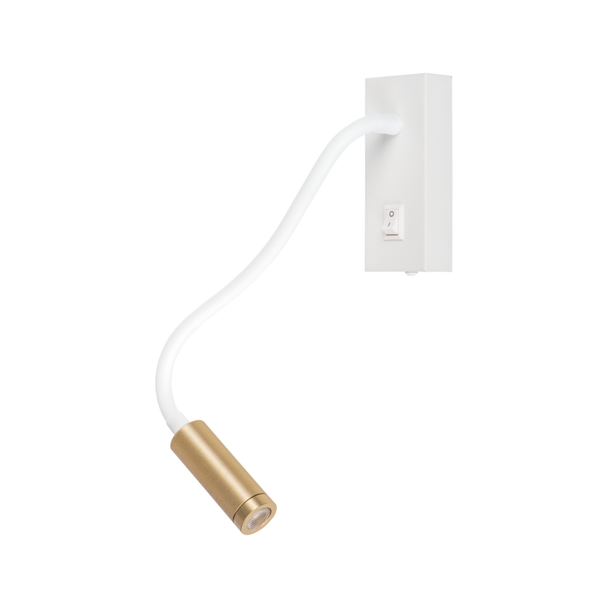 LED lanksčioji lempa TONIL LED/3,3W/230V balta/auksinė