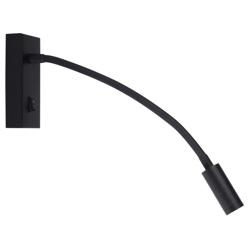 LED Sieninė lempa TONIL LED/2,7W/230V juoda