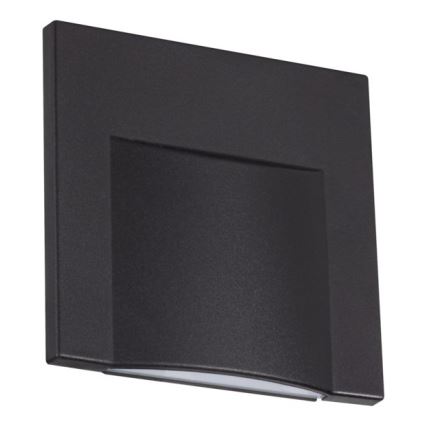 LED laiptų šviestuvas ERINUS LED/0,8W/12V 3000K juodas