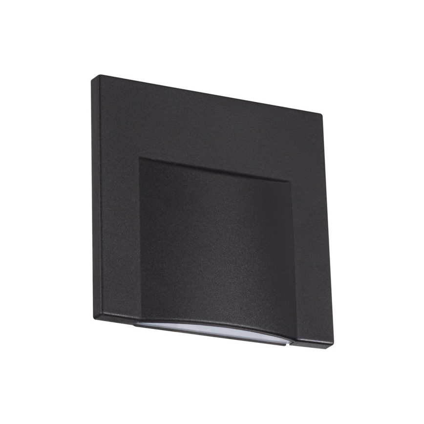 LED laiptų šviestuvas ERINUS LED/0,8W/12V 3000K juodas