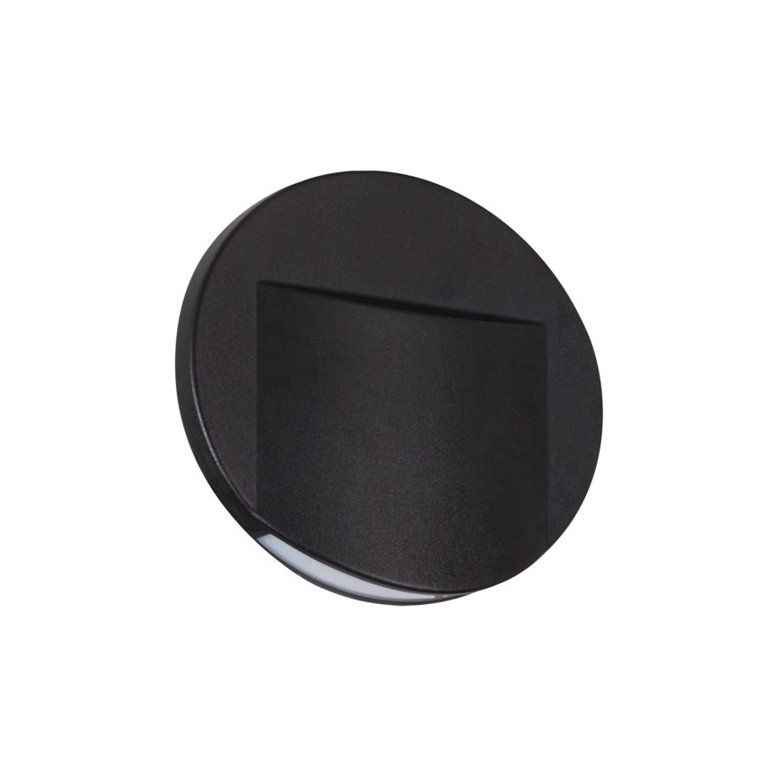 LED laiptų šviestuvas ERINUS LED/0,8W/12V 3000K juodas