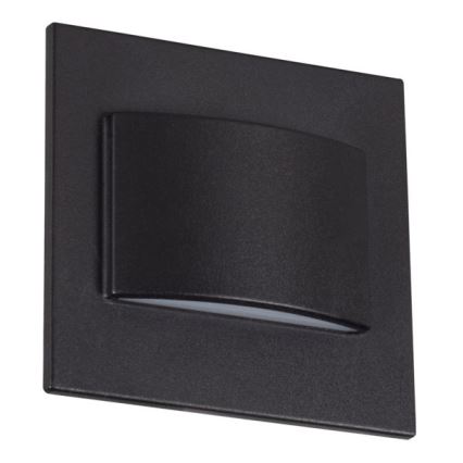 LED laiptų šviestuvas ERINUS LED/1,5W/12V 3000K juodas